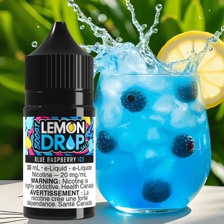 Lemon Drop Boost Salt - Blue Raspberry Ice Vape Superstore Yorkton Saskatchewan