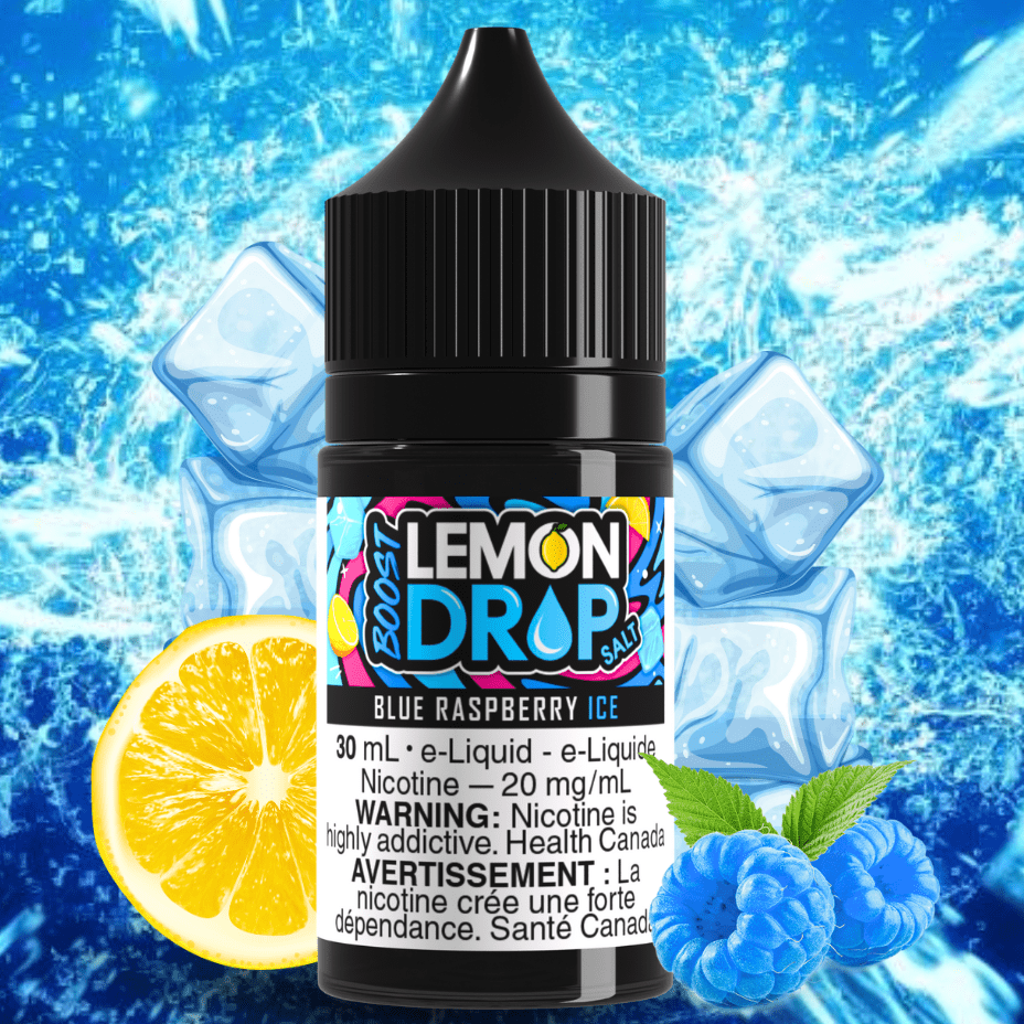 Lemon Drop Boost Salt - Blue Raspberry Ice Vape Superstore Yorkton Saskatchewan