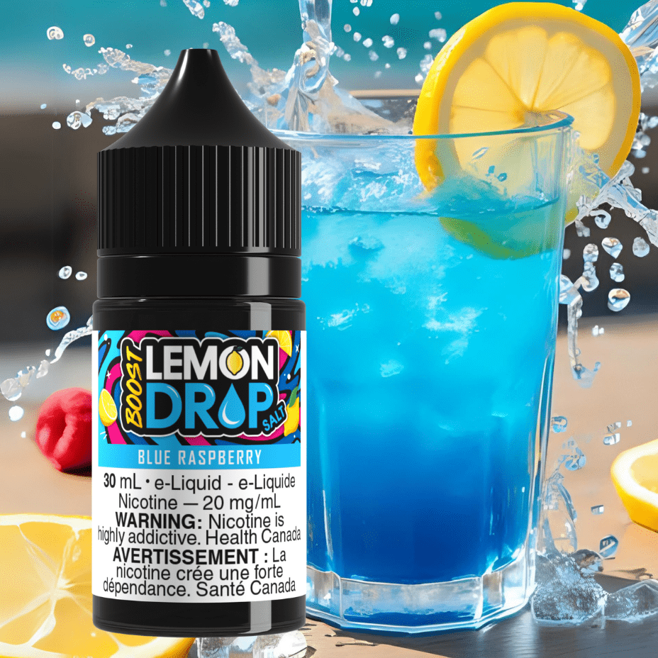 Lemon Drop Boost Salt - Blue Raspberry Vape Superstore Yorkton Saskatchewan