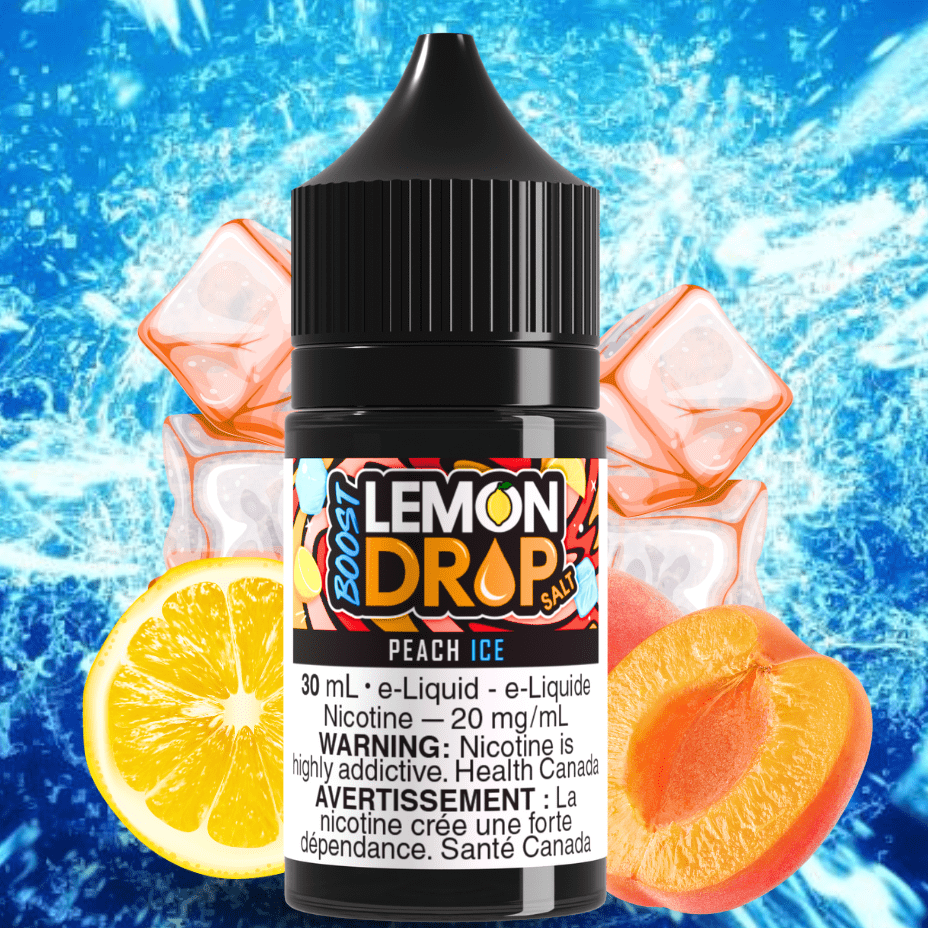 Lemon Drop Boost Salt - Peach Ice Vape Superstore Yorkton Saskatchewan