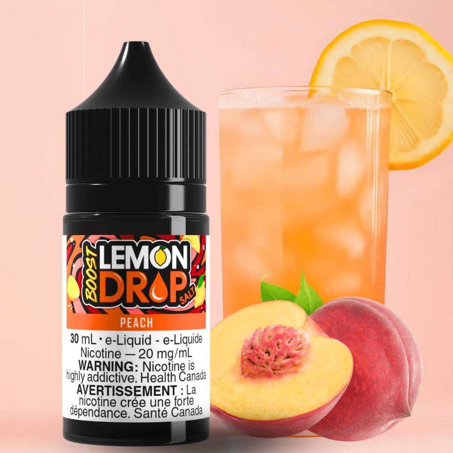 Lemon Drop Boost Salt - Peach Vape Superstore Yorkton Saskatchewan