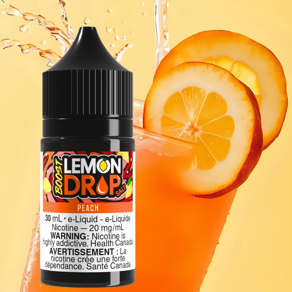 Lemon Drop Boost Salt - Peach Vape Superstore Yorkton Saskatchewan