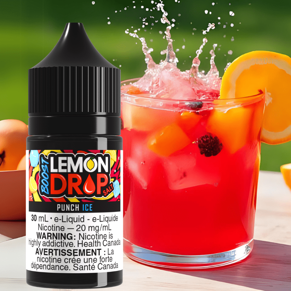 Lemon Drop Boost Salt - Punch Ice Vape Superstore Yorkton Saskatchewan