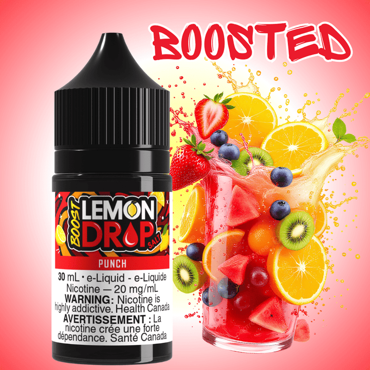 Lemon Drop Boost Salt - Punch Vape Superstore Yorkton Saskatchewan
