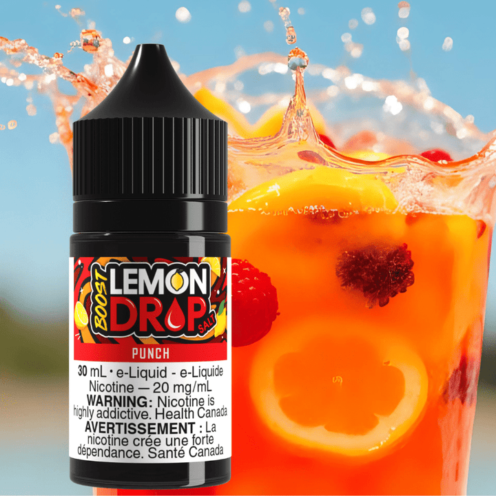 Lemon Drop Boost Salt - Punch Vape Superstore Yorkton Saskatchewan