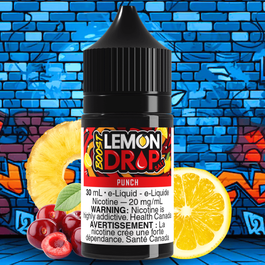Lemon Drop Boost Salt - Punch Vape Superstore Yorkton Saskatchewan
