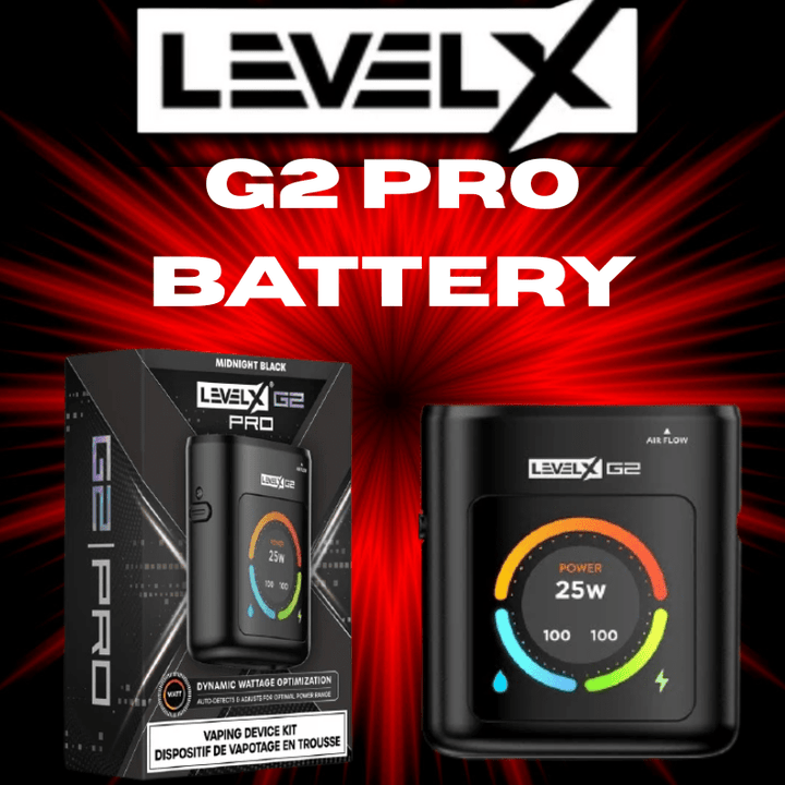 Level X Boost G2 Pro Battery-1000mAh Black Vape Superstore Yorkton Saskatchewan