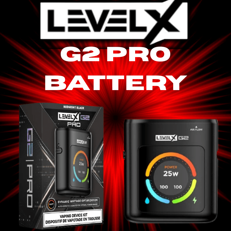 Level X Boost G2 Pro Battery-1000mAh Black Vape Superstore Yorkton Saskatchewan