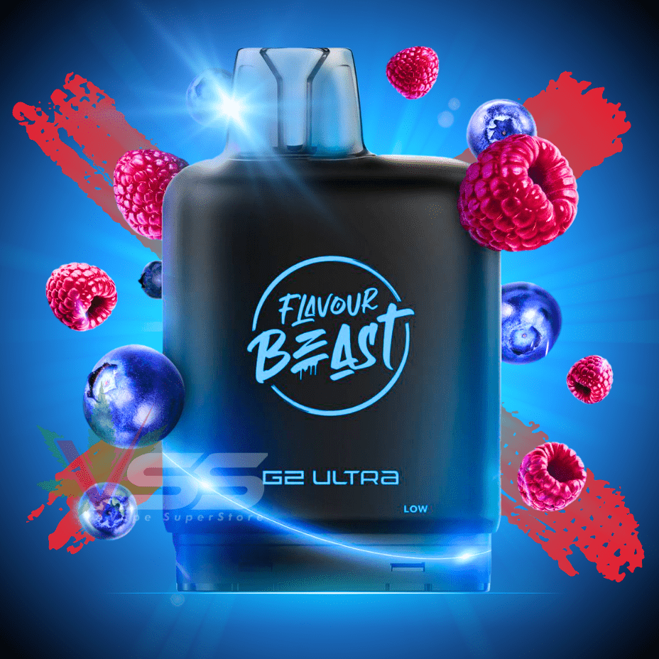 Level X G2 Ultra Flavour Beast Pod 50k-Bomb Blue Razz Vape Superstore Yorkton Saskatchewan