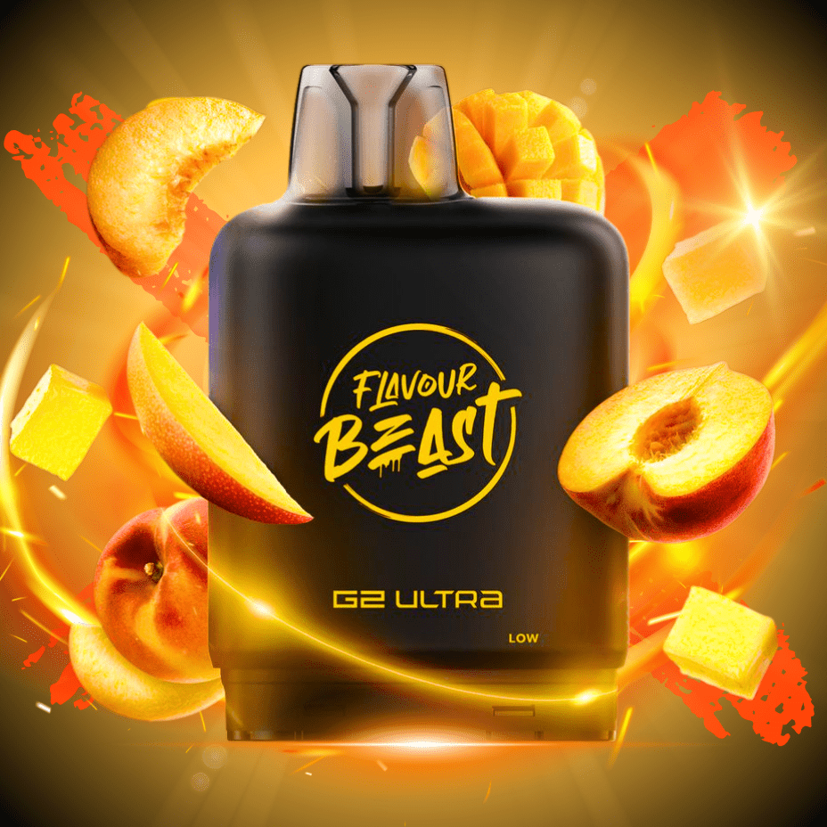 Level X G2 Ultra Flavour Beast Pod 50k-Mad Mango Peach Vape Superstore Yorkton Saskatchewan