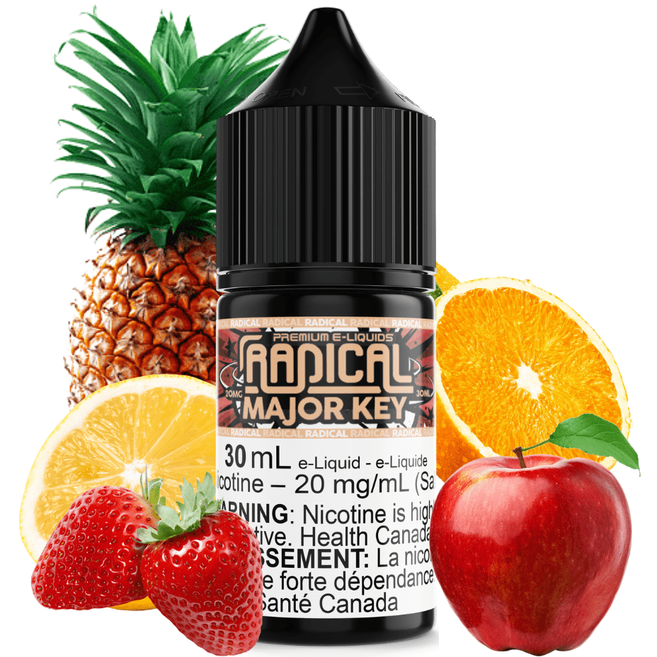 Major Key Salt Nic by Radical E-liquid 30ml / 12mg Vape Superstore Yorkton Saskatchewan