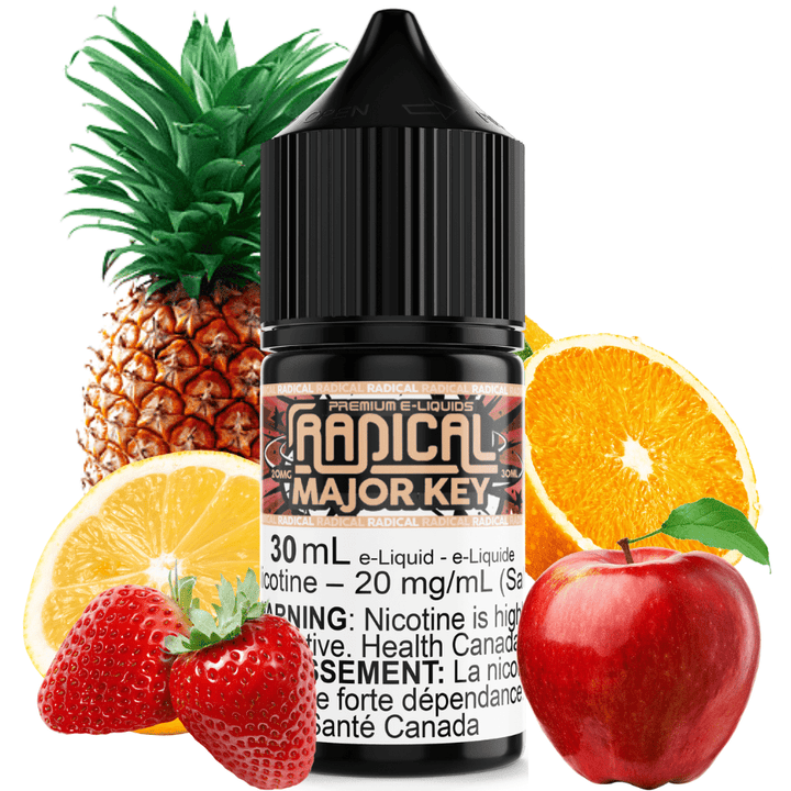 Major Key Salt Nic by Radical E-liquid 30ml / 12mg Vape Superstore Yorkton Saskatchewan