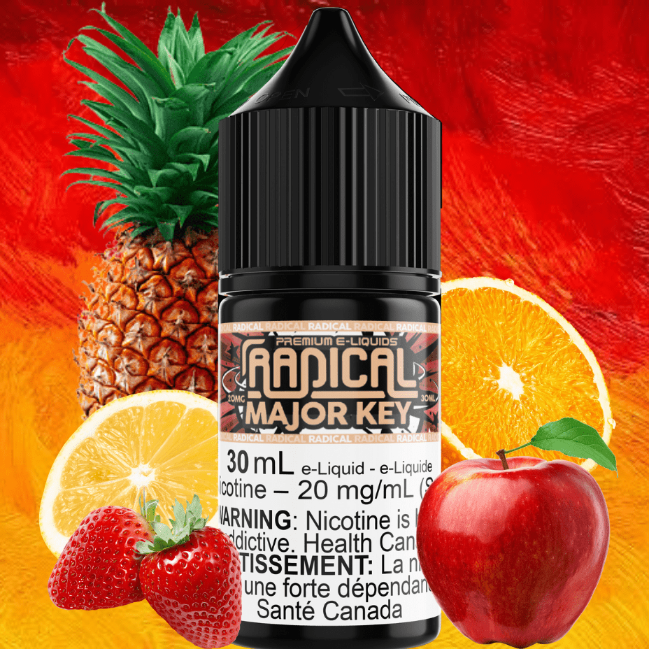 Major Key Salt Nic by Radical E-liquid 30ml / Bold 50 Vape Superstore Yorkton Saskatchewan