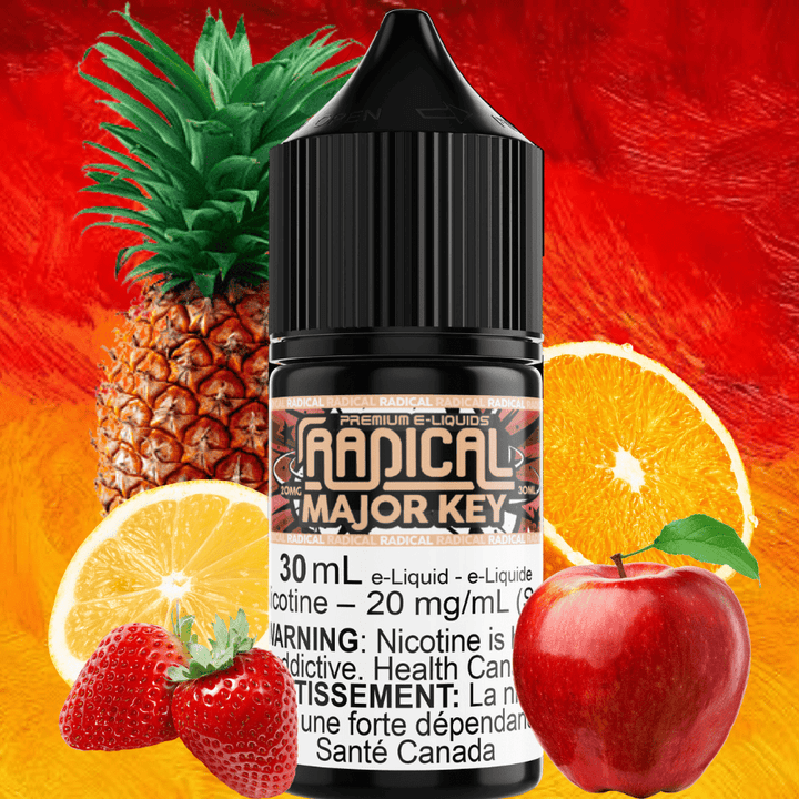 Major Key Salt Nic by Radical E-liquid 30ml / Bold 50 Vape Superstore Yorkton Saskatchewan