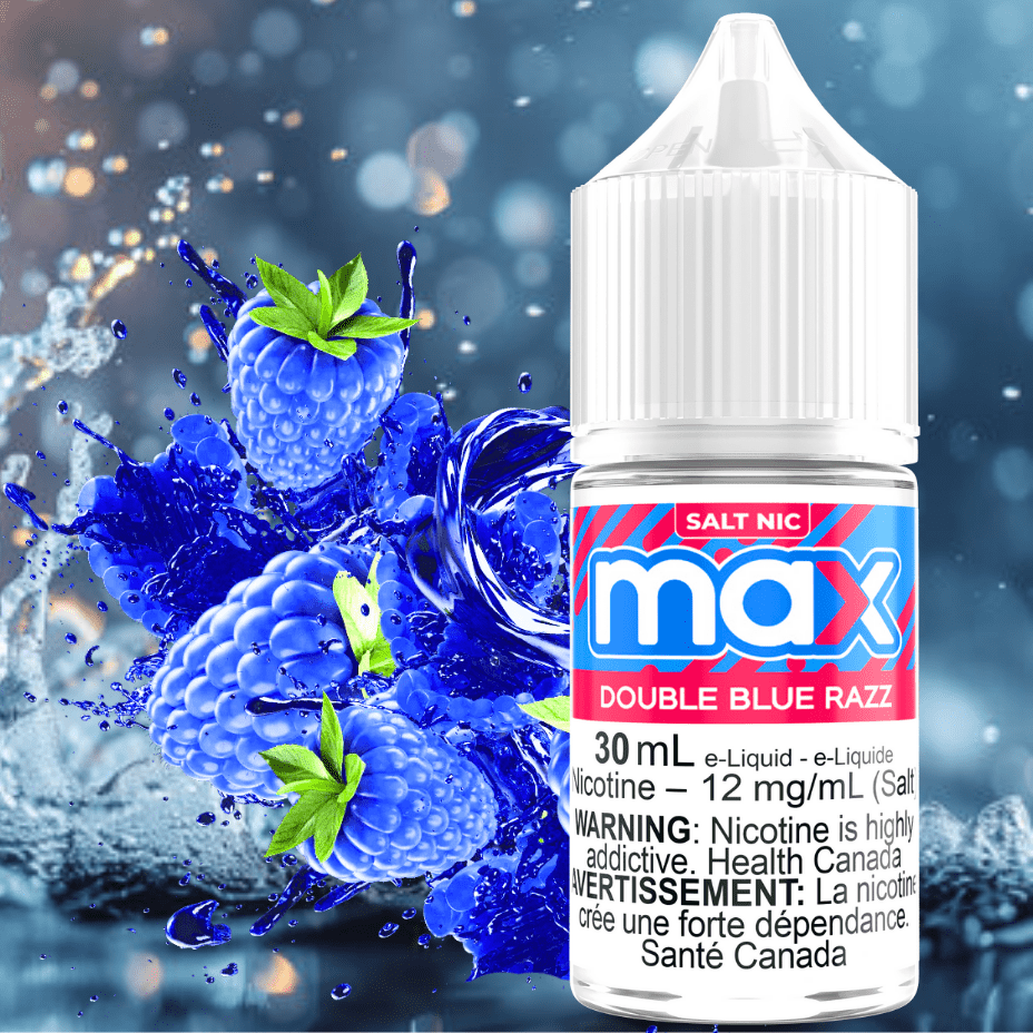 Max E-Liquid - Double Blue Razz Salt Vape Superstore Yorkton Saskatchewan