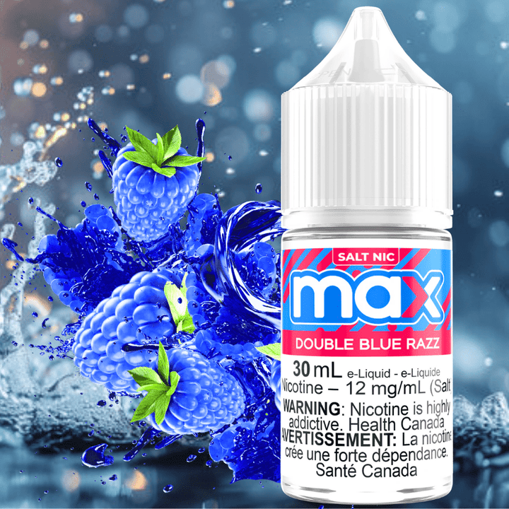 Max E-Liquid - Double Blue Razz Salt Vape Superstore Yorkton Saskatchewan