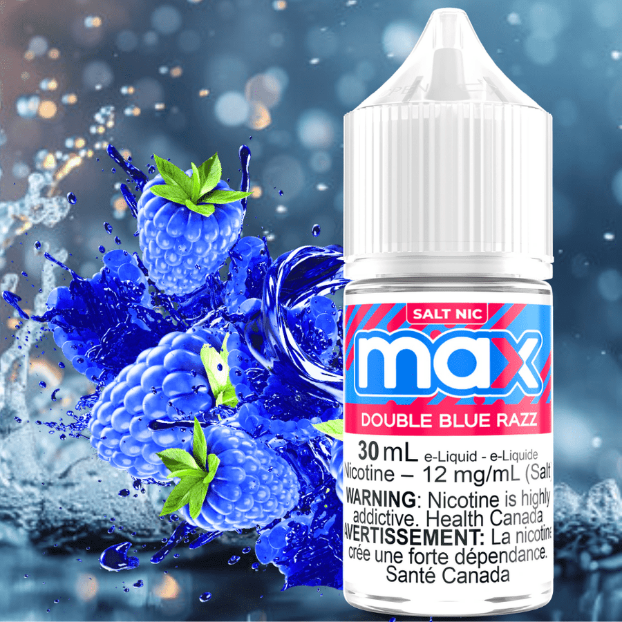 Max E-Liquid - Double Blue Razz Salt Vape Superstore Yorkton Saskatchewan