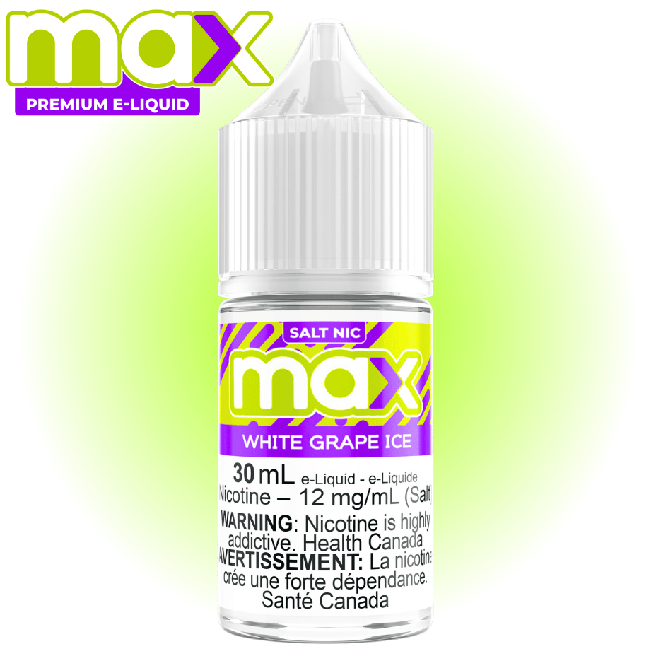Max E-Liquid - White Grape Ice Salt Vape Superstore Yorkton Saskatchewan