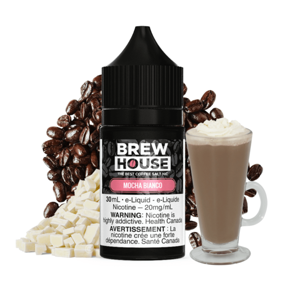 Mocha Bianco Salt by Brew House E-Liquid 30ml / 10mg Vape Superstore Yorkton Saskatchewan