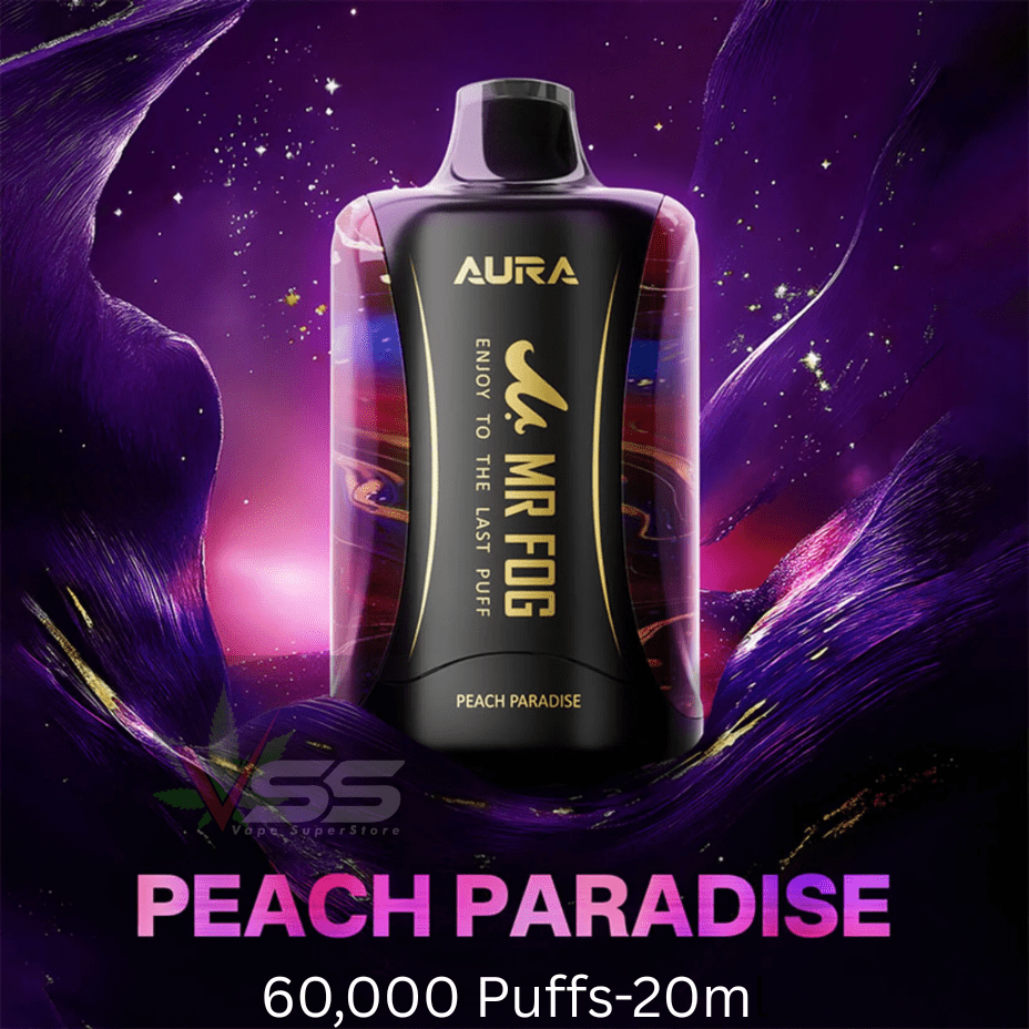 Mr Fog Aura 60k Disposable Vape - Peach Paradise Vape Superstore Yorkton Saskatchewan