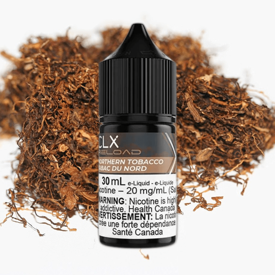 Northern Tobacco Salt by CLX Reload E-Liquid 30mL / 10mg Vape Superstore Yorkton Saskatchewan