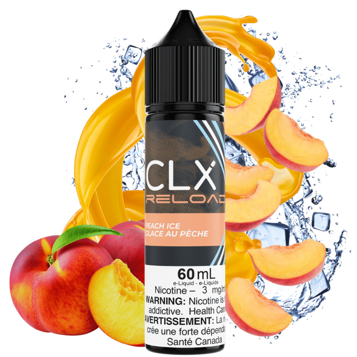 Peach Ice by CLX Reload E-liquid Vape Superstore Yorkton Saskatchewan