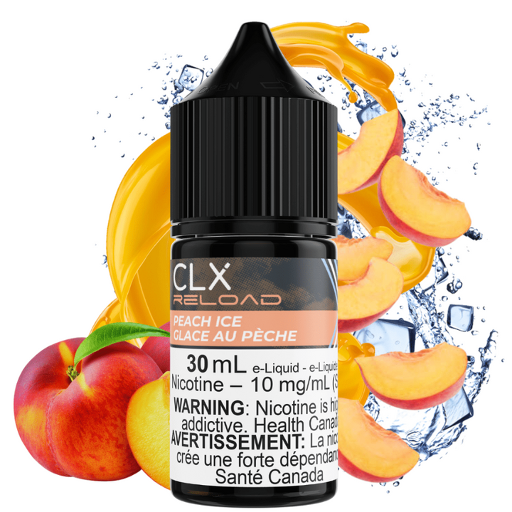 Peach Ice Salt by CLX Reload E-Liquid Vape Superstore Yorkton Saskatchewan