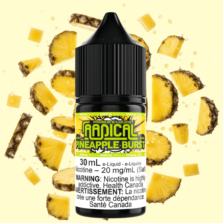 Pineapple Burst Salt Nic by Radical E-liquid Vape Superstore Yorkton Saskatchewan