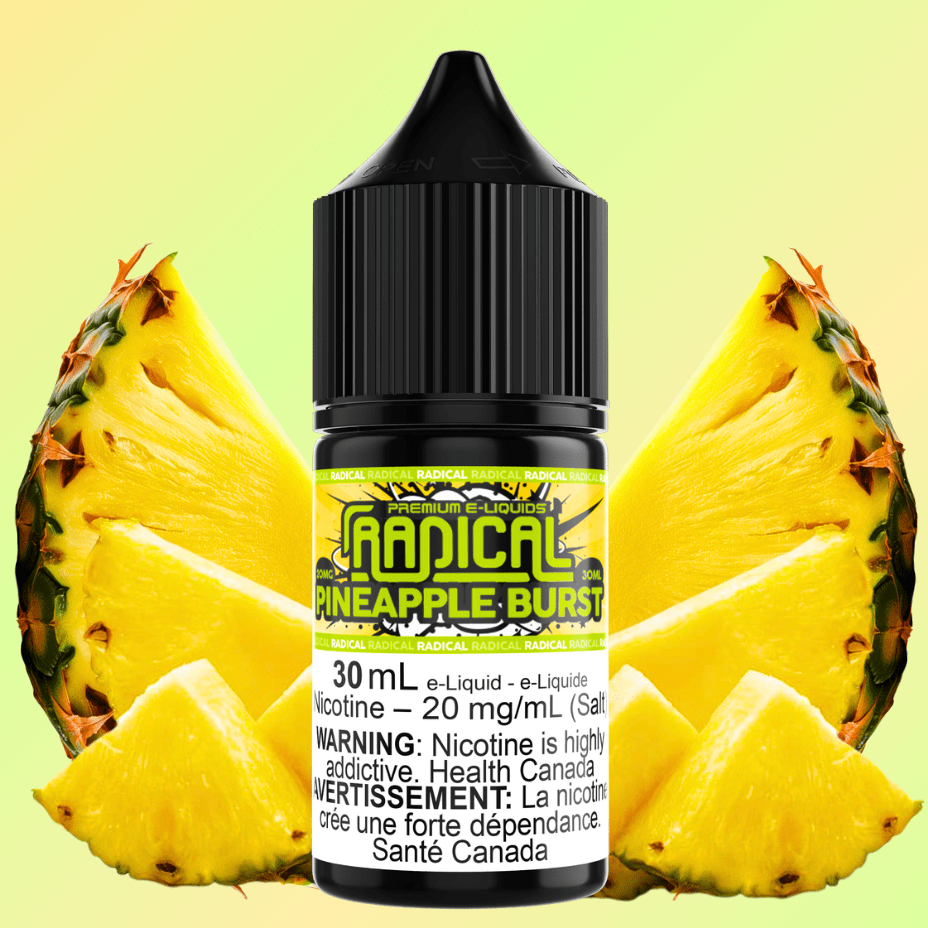 Pineapple Burst Salt Nic by Radical E-liquid Vape Superstore Yorkton Saskatchewan