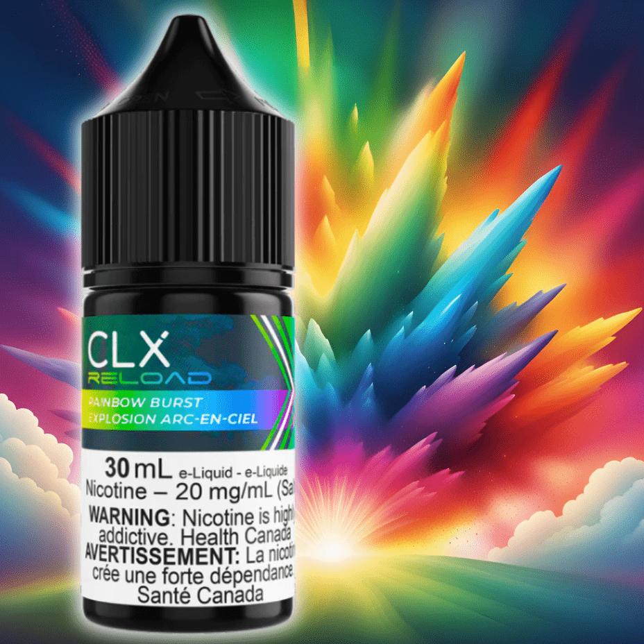 Rainbow Burst Salt by CLX Reload E-Liquid Vape Superstore Yorkton Saskatchewan