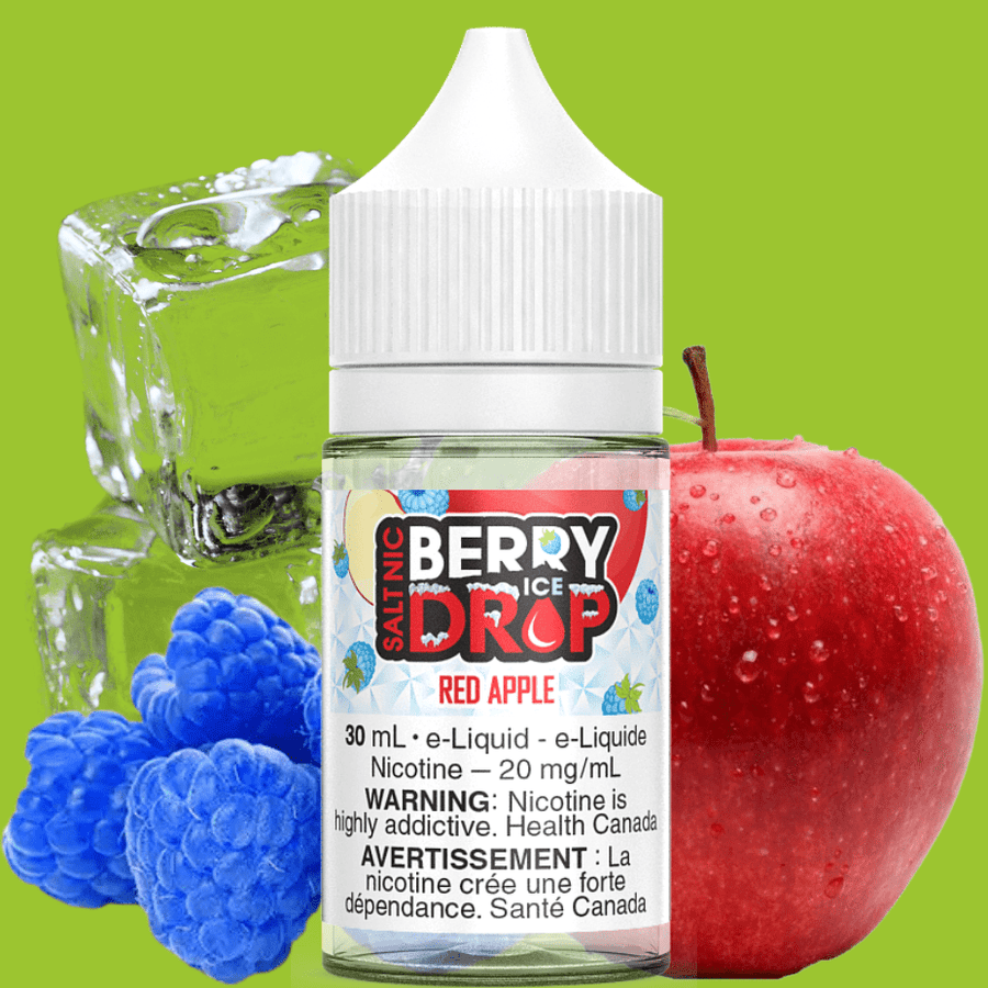 Red Apple ICED Salt by Berry Drop E-Liquid 30mL / 12mg Vape Superstore Yorkton Saskatchewan