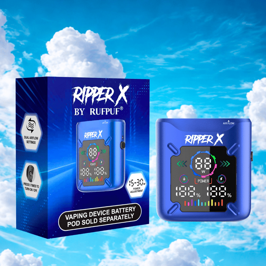Ripper X Ultra Battery-1000mAh Metallic Dark Blue Vape Superstore Yorkton Saskatchewan