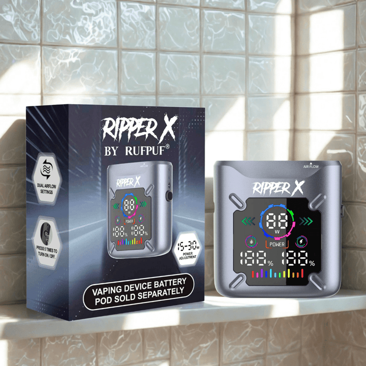 Ripper X Ultra Battery-1000mAh Metallic Gray Vape Superstore Yorkton Saskatchewan