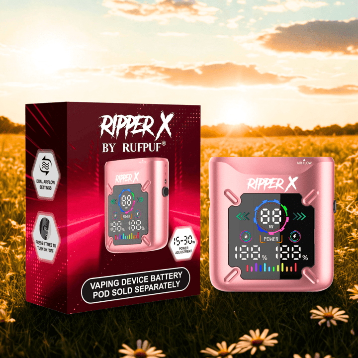 Ripper X Ultra Battery-1000mAh Metallic Pink Vape Superstore Yorkton Saskatchewan