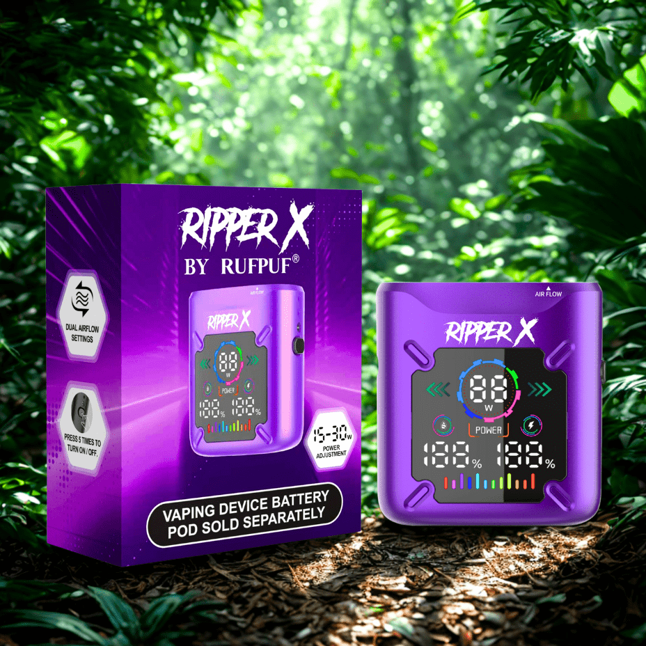 Ripper X Ultra Battery-1000mAh Metallic Purple Vape Superstore Yorkton Saskatchewan