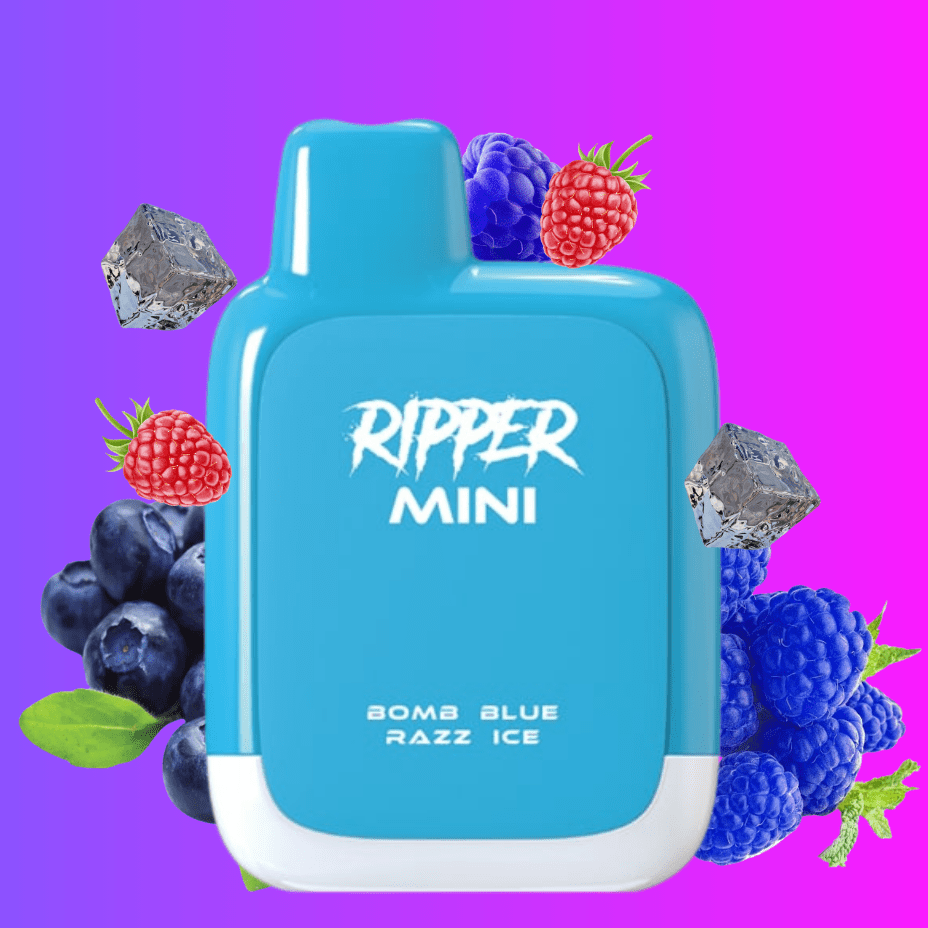 Rufpuf Ripper Mini Disposable Vape-1100 1000 puffs / Bomb Blue Razz Ice Vape Superstore Yorkton Saskatchewan