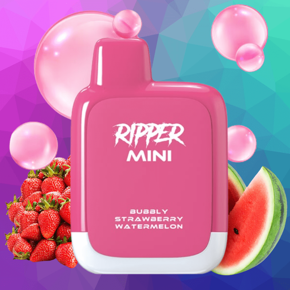 Rufpuf Ripper Mini Disposable Vape-1100 1000 puffs / Bubbly Strawberry Watermelon Vape Superstore Yorkton Saskatchewan