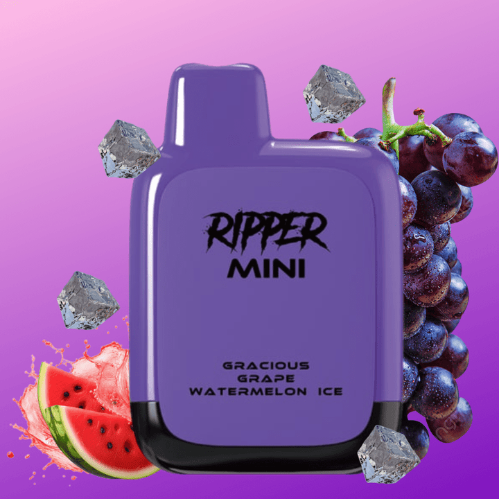 Rufpuf Ripper Mini Disposable Vape-1100 1000 puffs / Grape Watermelon Ice Vape Superstore Yorkton Saskatchewan