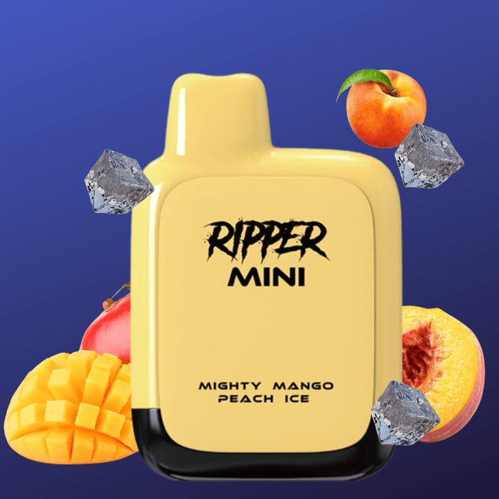 Rufpuf Ripper Mini Disposable Vape-1100 1000 puffs / Mighty Mango Peach Ice Vape Superstore Yorkton Saskatchewan