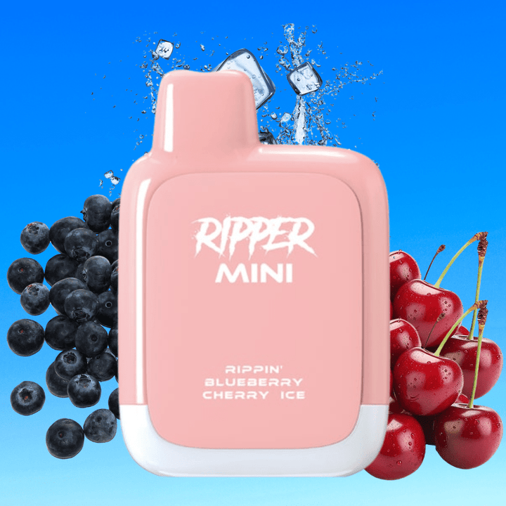 Rufpuf Ripper Mini Disposable Vape-1100 1000 puffs / Rippin Blueberry Cherry Ice Vape Superstore Yorkton Saskatchewan