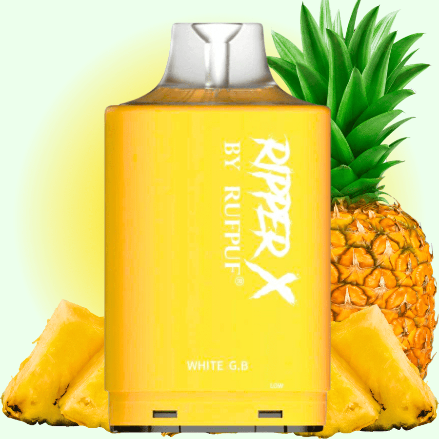RufPuf Ripper X 50K - White G.B. Vape Superstore Yorkton Saskatchewan