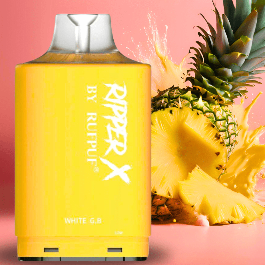 RufPuf Ripper X 50K - White G.B. Vape Superstore Yorkton Saskatchewan