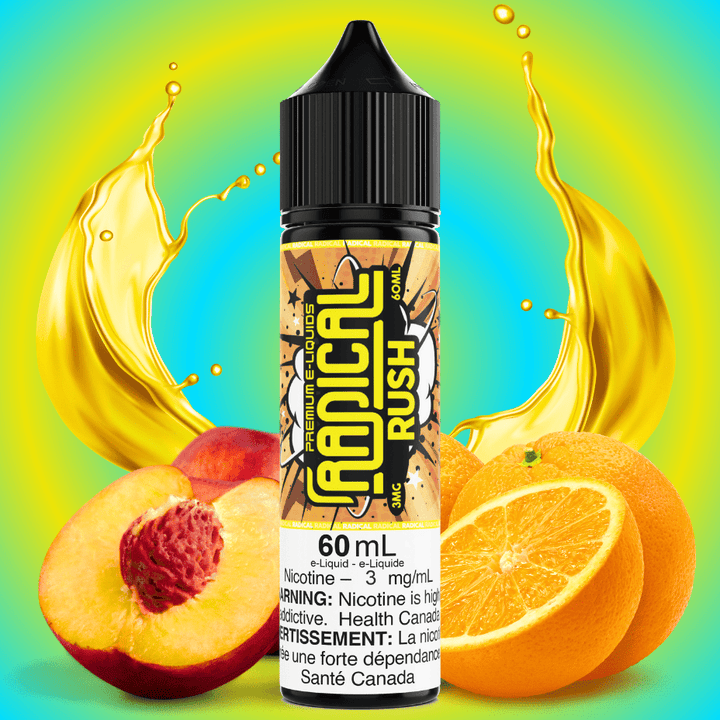 Rush By Radical E-Liquid Vape Superstore Yorkton Saskatchewan