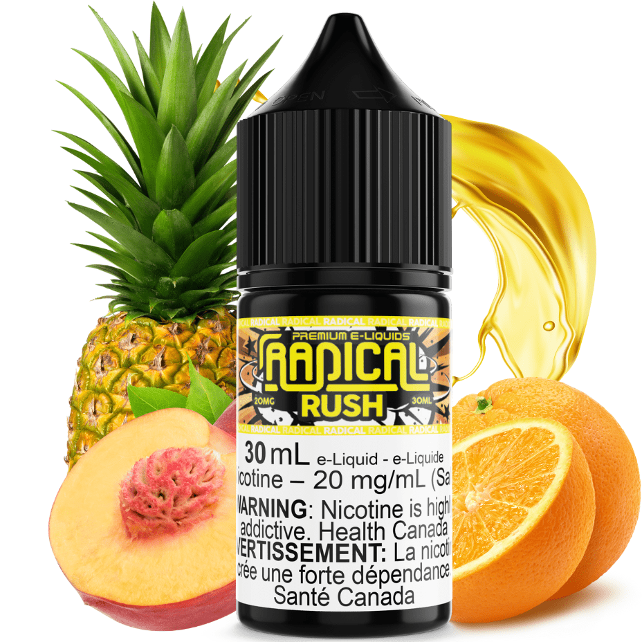 Rush Salt Nic by Radical E-liquid 30ml / 12mg Vape Superstore Yorkton Saskatchewan