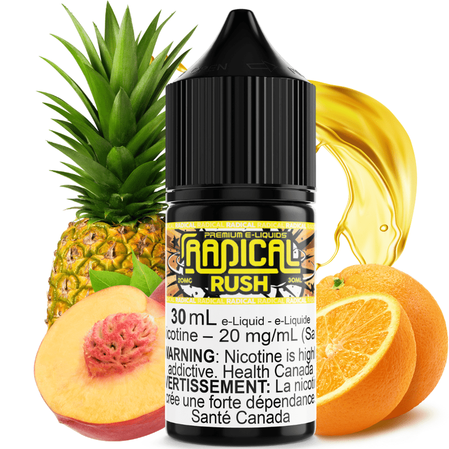 Rush Salt Nic by Radical E-liquid 30ml / 12mg Vape Superstore Yorkton Saskatchewan