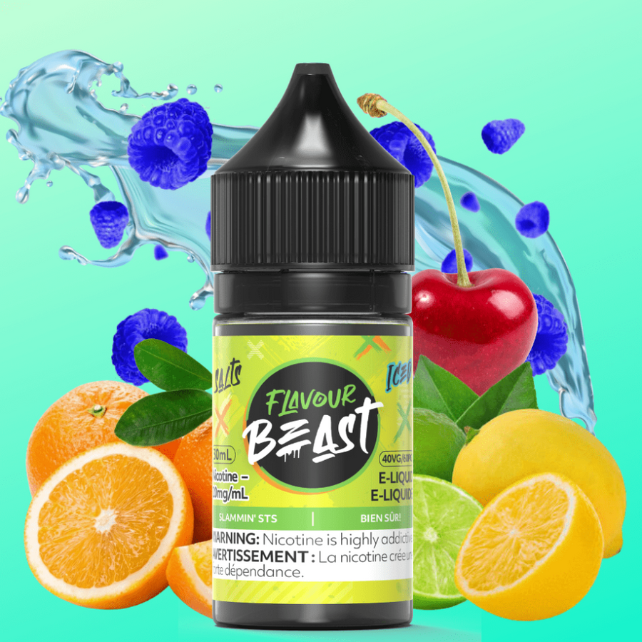 Slammin' STS Iced Salts by Flavour Beast E-Liquid 30ml / 20mg Vape Superstore Yorkton Saskatchewan