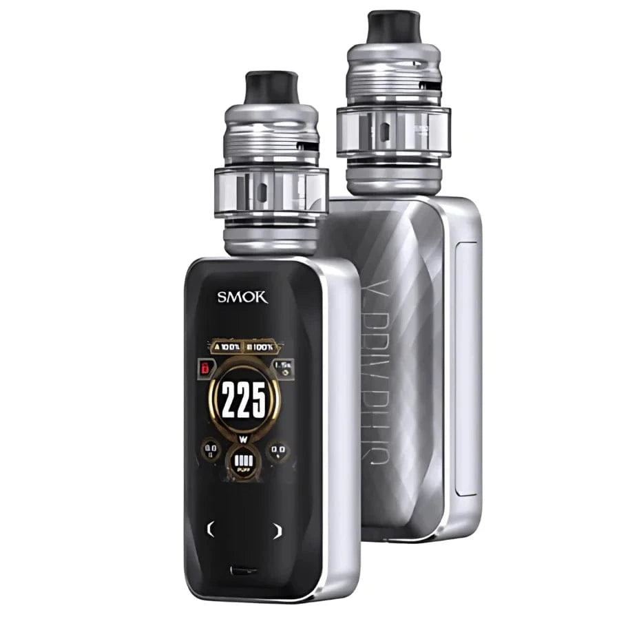 Smok X-Priv Plus Box Mod Kit-225w Silver Vape Superstore Yorkton Saskatchewan