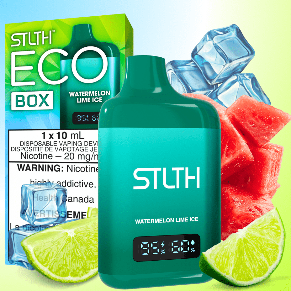STLTH Eco Box Disposable Vape - Watermelon Lime Ice 10ml / 20mg Vape Superstore Yorkton Saskatchewan