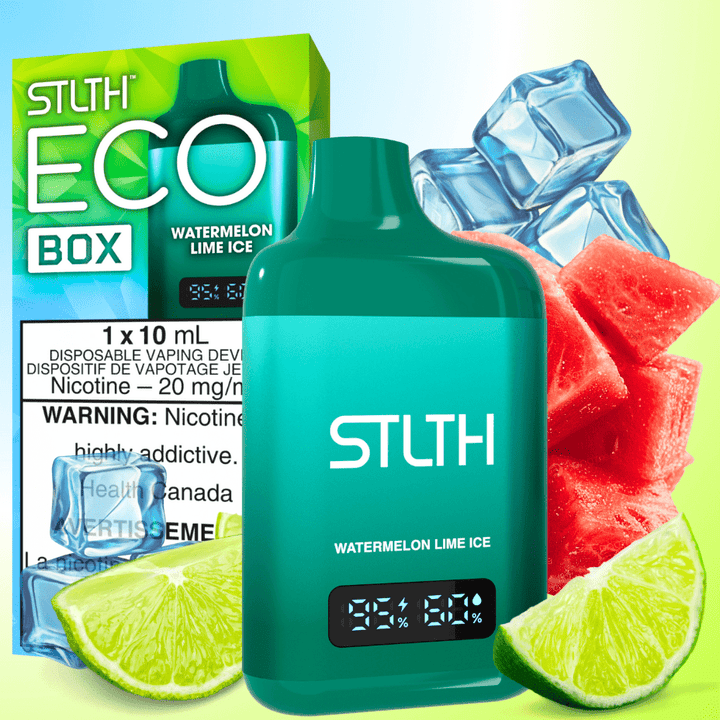 STLTH Eco Box Disposable Vape - Watermelon Lime Ice 10ml / 20mg Vape Superstore Yorkton Saskatchewan