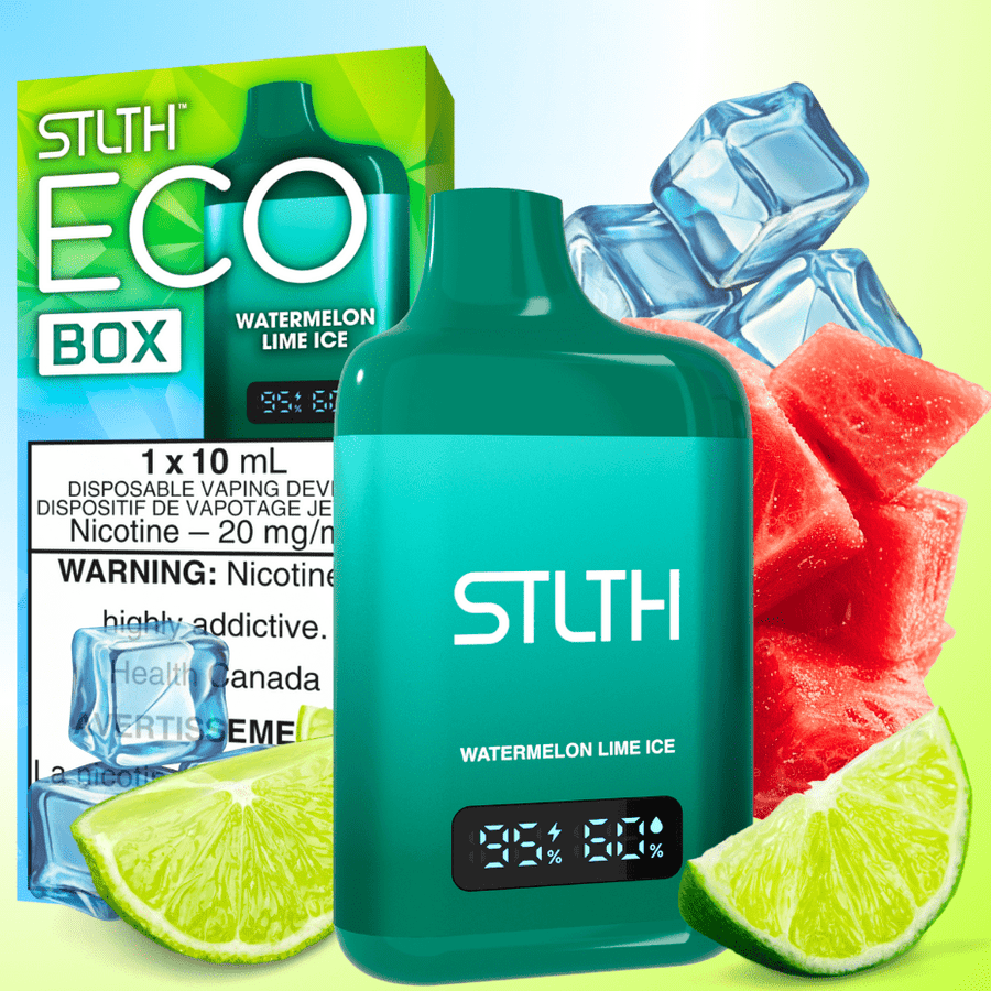 STLTH Eco Box Disposable Vape - Watermelon Lime Ice 10ml / 20mg Vape Superstore Yorkton Saskatchewan